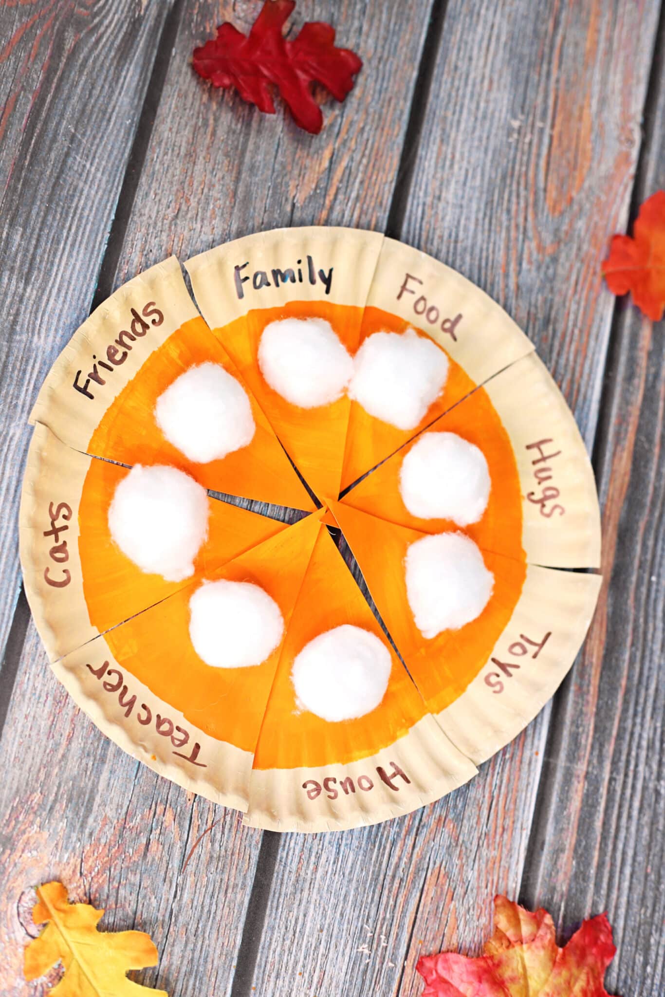 Thankful Pumpkin Pie Craft