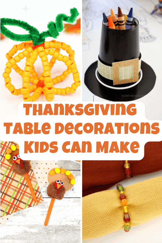Thanksgiving Table Decorations Kids Can Make Pinterest - Cultivating Brilliant Minds Thanksgiving table decorations kids can make