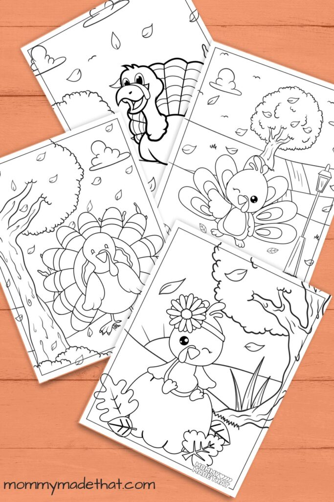 Turkey Coloring Pages - Cultivating Brilliant Minds Turkey Coloring Pages