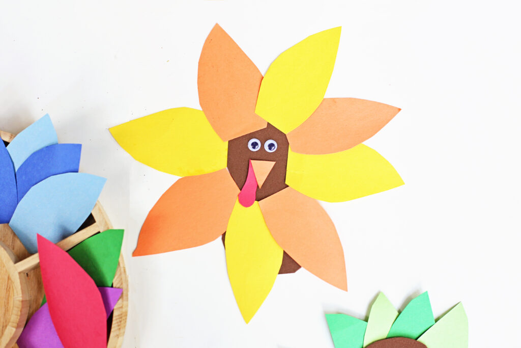 Turkey in Disguise Craft 7 - Cultivating Brilliant Minds a turkey dress up as a sunflower