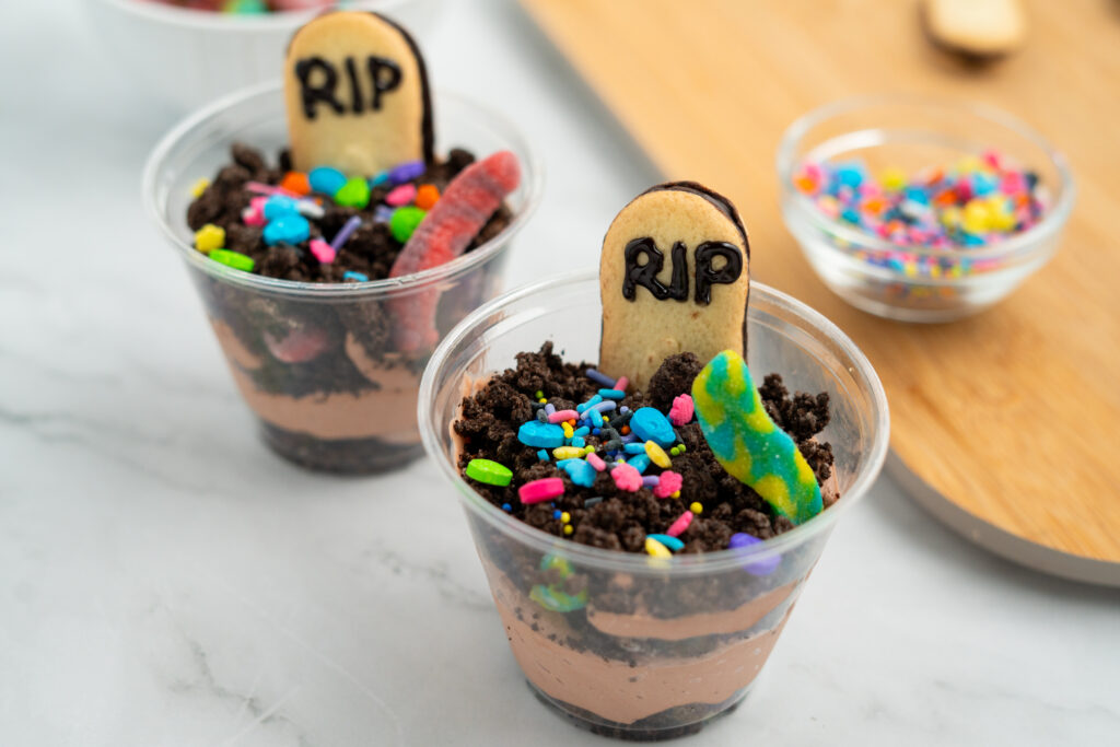 dirtcakecups-07884 - Cultivating Brilliant Minds Graveyard Dirt Cake Cups
