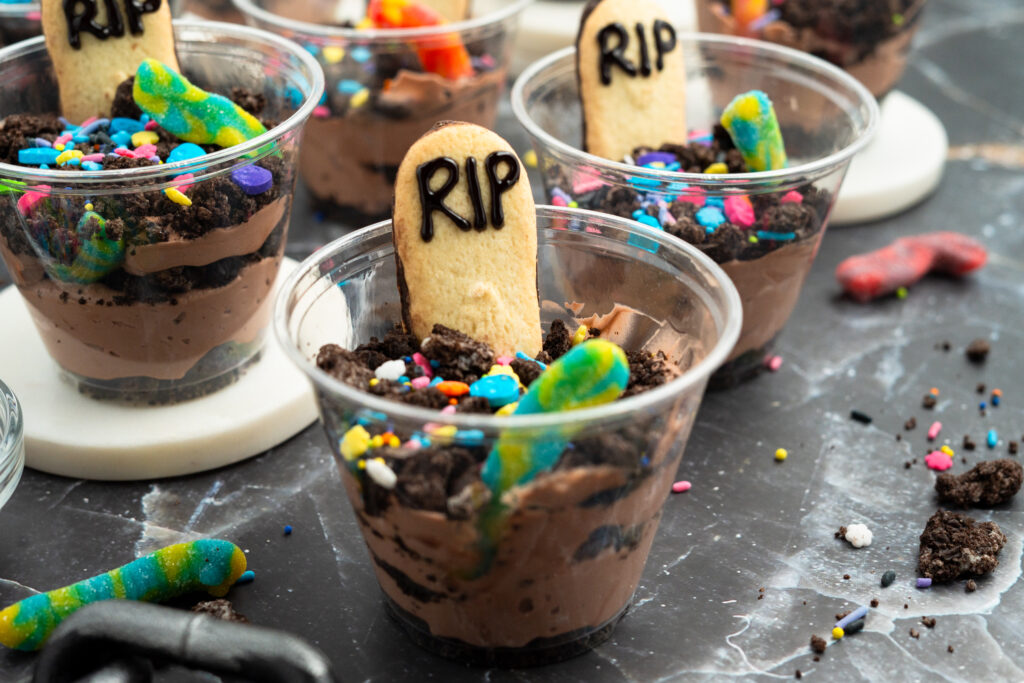 dirtcakecups-08016 - Cultivating Brilliant Minds Graveyard Dirt Cake Cups