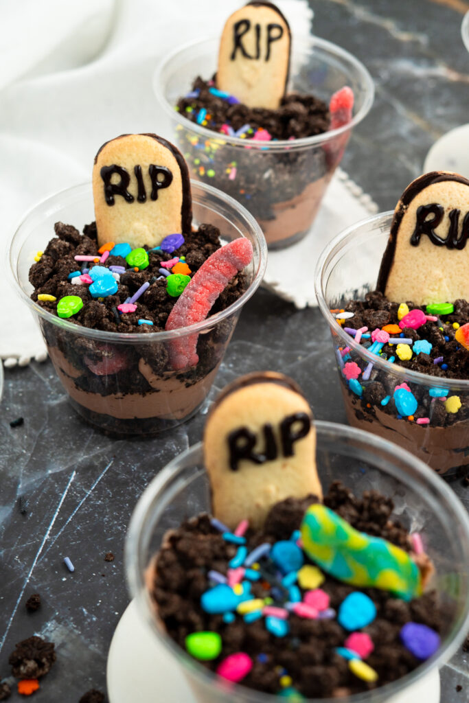 dirtcakecups-08021 - Cultivating Brilliant Minds Graveyard Dirt Cake Cups