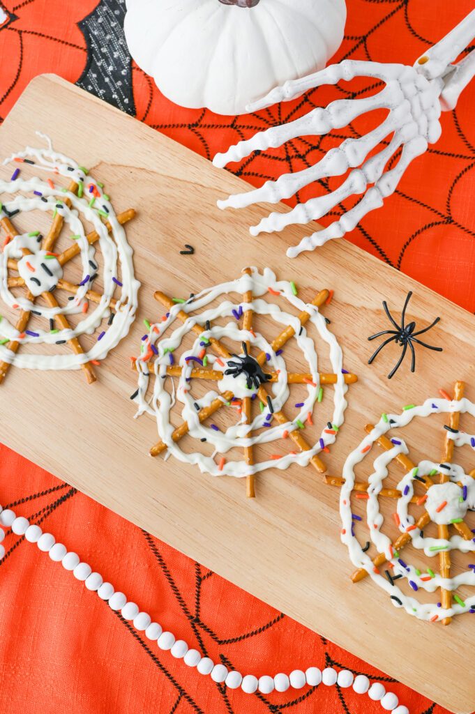 spider web pretzels 2 - Cultivating Brilliant Minds Spider web pretzels