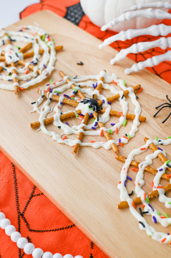 spider web pretzels 5 - Cultivating Brilliant Minds Spider web pretzels