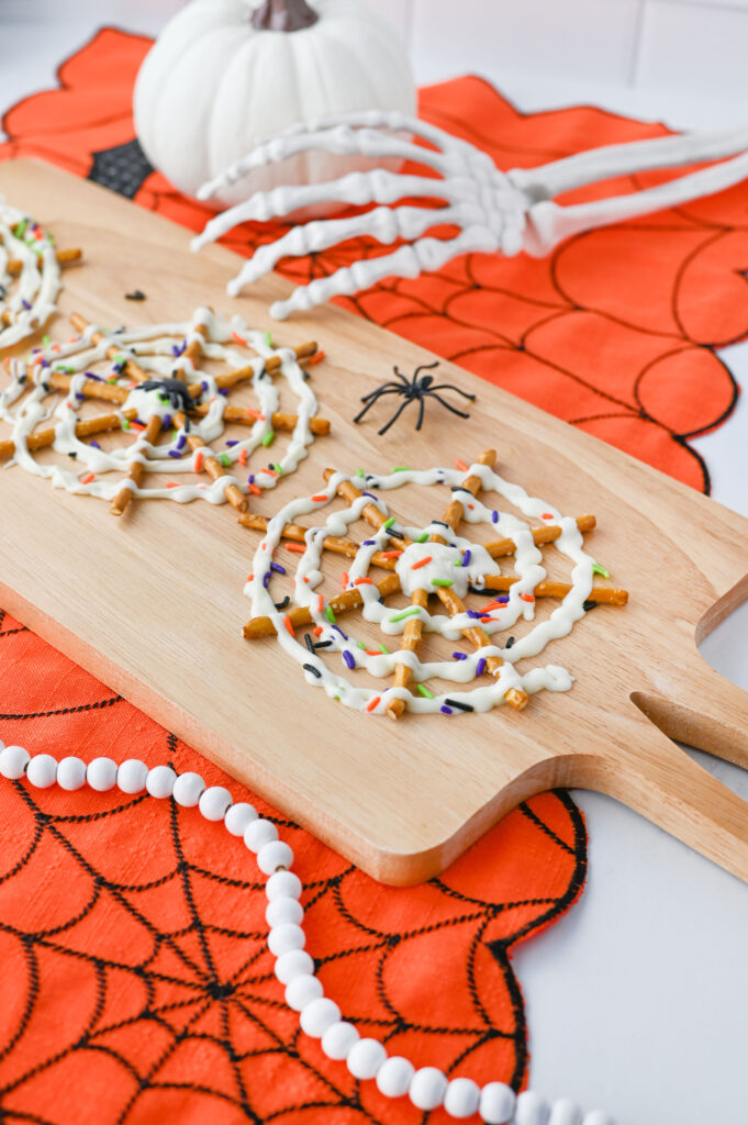 spider web pretzels 9 - Cultivating Brilliant Minds Spider web pretzels