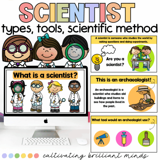 What Is A Scientist Slides | Types of Scientists, Tools, Scientific Method | K-2