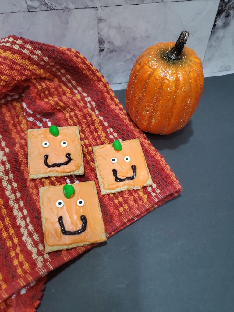 Spookley the Square Pumpkin Graham Crackers - Cultivating Brilliant Minds Spookley the Square Pumpkin Graham Crackers
