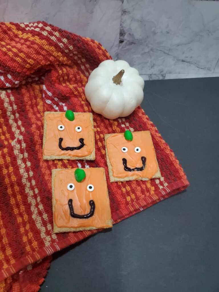 Spookley the Square Pumpkin Graham Crackers - Cultivating Brilliant Minds Spookley the Square Pumpkin Graham Crackers