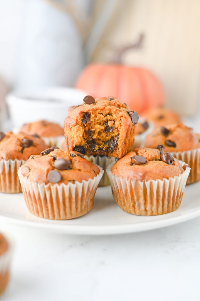 Pumpkin Chocolate Chip Muffins - Cultivating Brilliant Minds Pumpkin Chocolate Chip Muffins