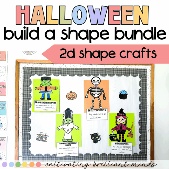 Halloween 2D Shape Crafts