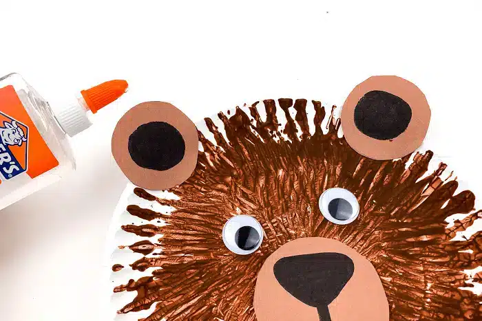20 Eric Carle Inspired Crafts and Activities - Cultivating Brilliant Minds Brown Bear Paper Plate Craft