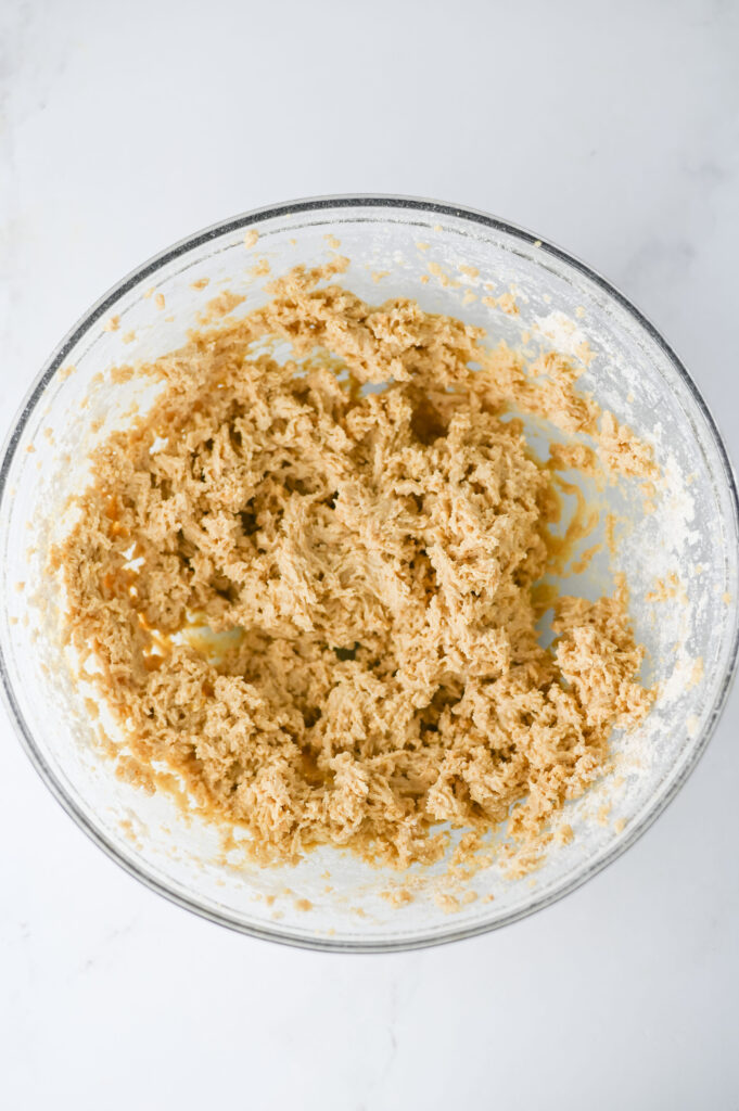 S'mores Cookie Cups - Cultivating Brilliant Minds cookie batter in a bowl