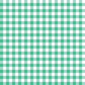 a green and white plaid background