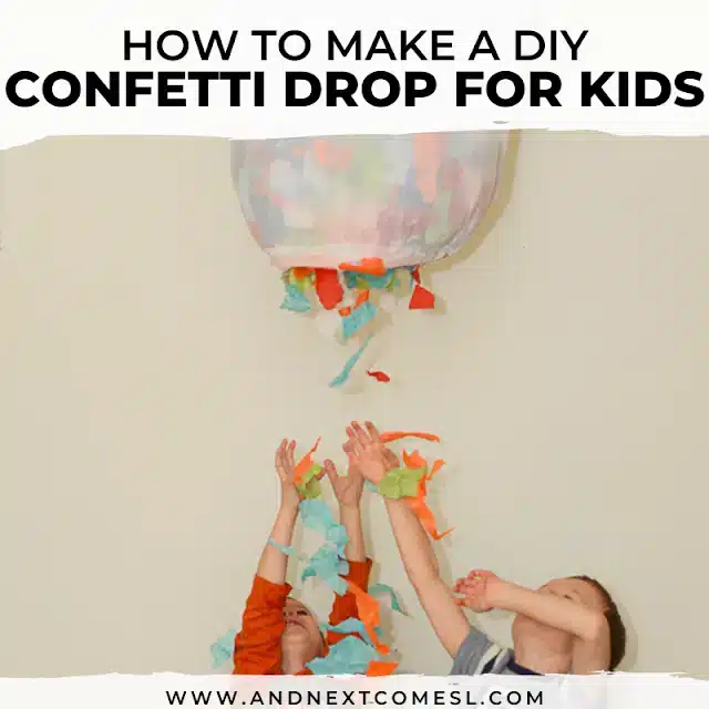DIY Confetti Drop for New Years