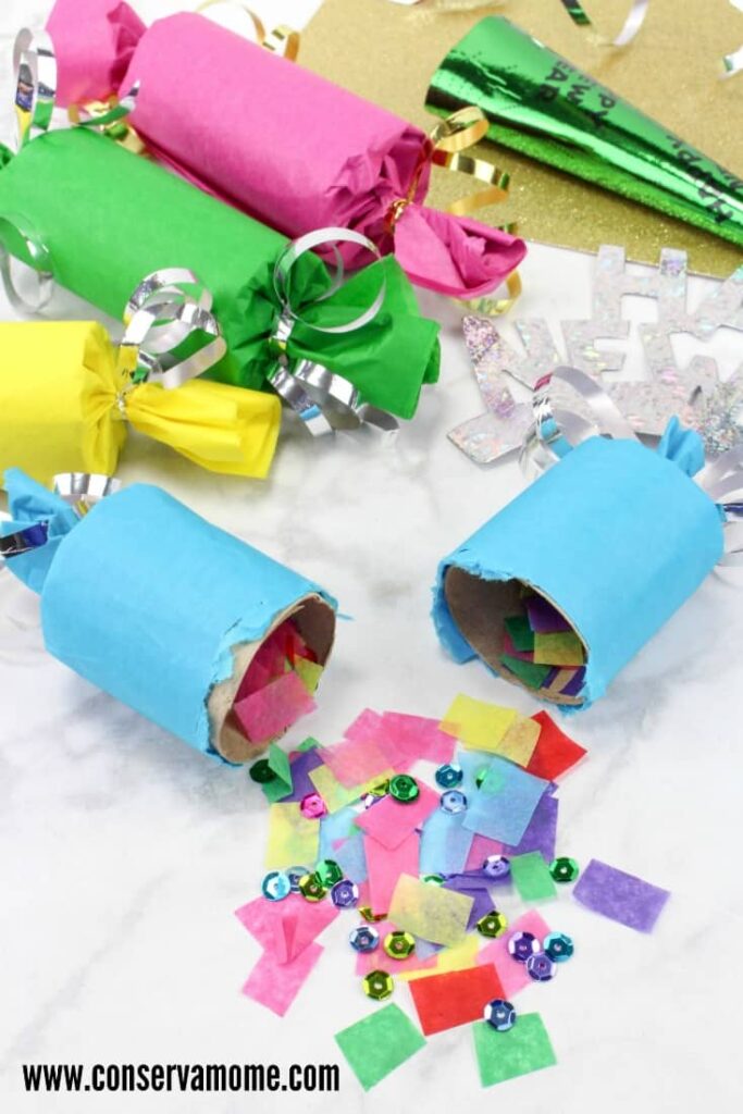 New Years Crafts for Kids - Cultivating Brilliant Minds New Year's Crafts for Kids: DIY New Years Eve Poppers