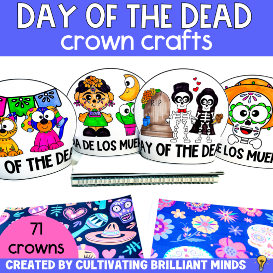 crown crafts for kids to celebrate the day of the dead