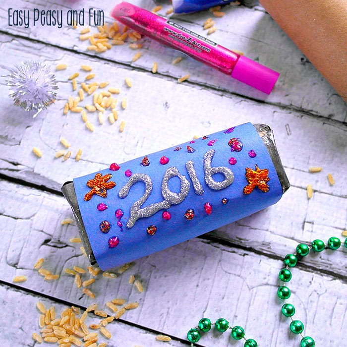 New Years Crafts for Kids - Cultivating Brilliant Minds New Years Eve Rice Shaker Craft
