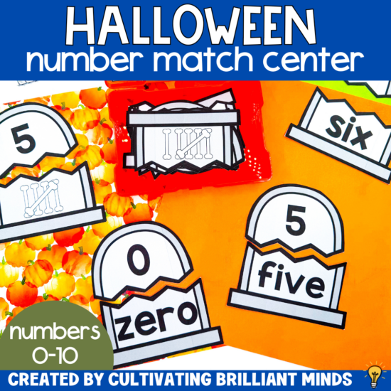 a number match game where students put the tombstone together to match the numbers