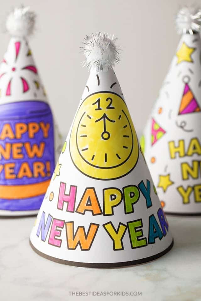 Printable New Years Hat