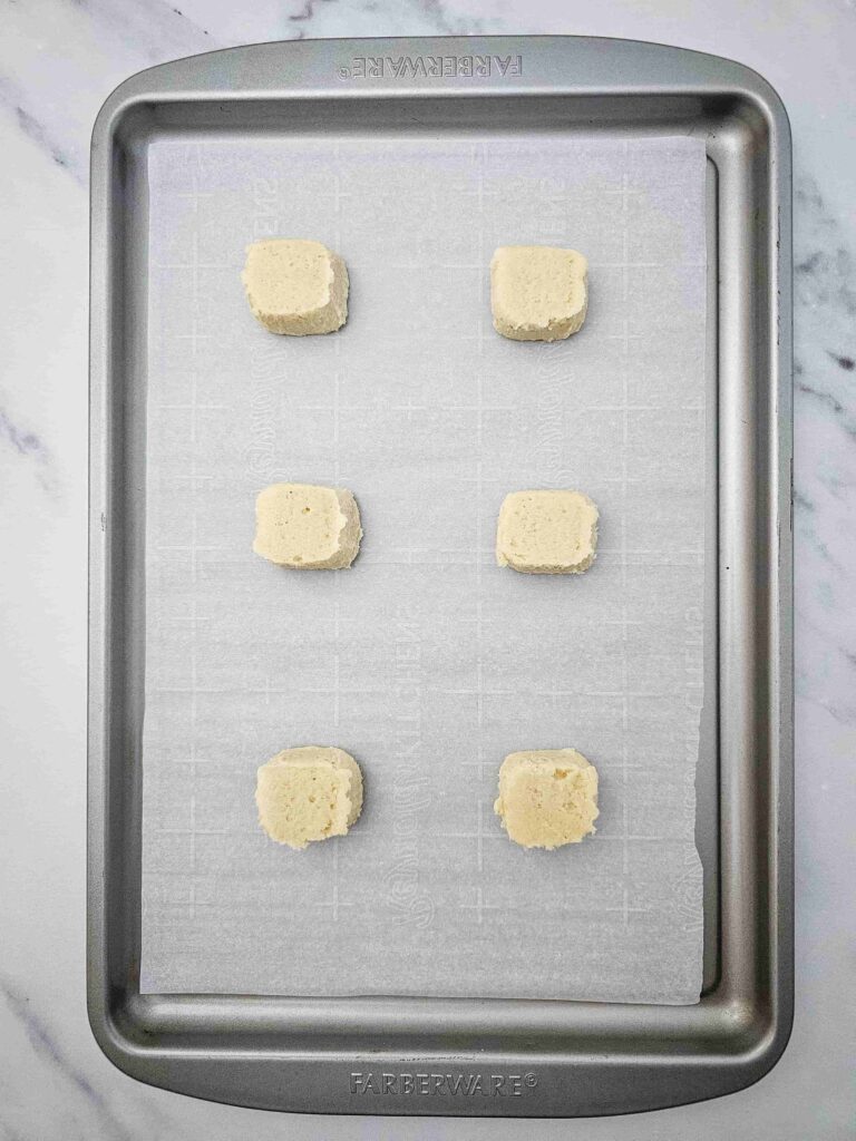 Reindeer Sugar Cookies - Cultivating Brilliant Minds cookie mix on a tray