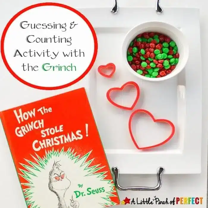 The Best Grinch Crafts and Activities for Kids - Cultivating Brilliant Minds How the Grinch Stole Christmas Guess Count Math Activity