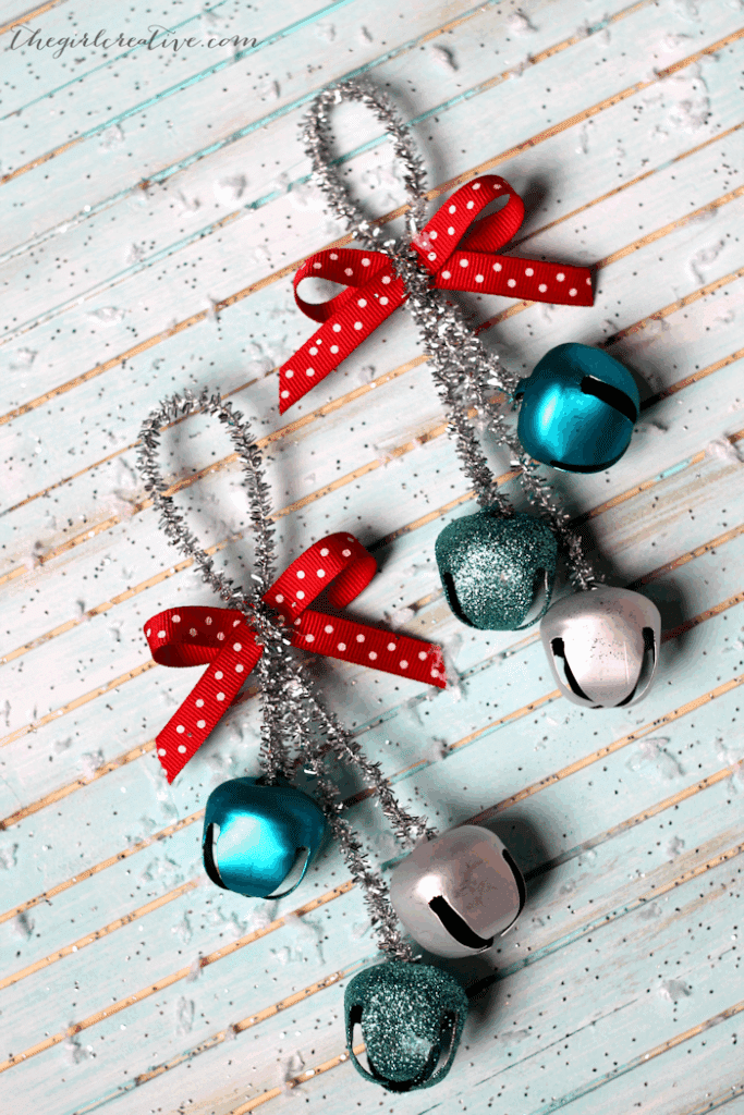 Christmas Ornament Crafts for Kids - Cultivating Brilliant Minds Jingle Bells Christmas Ornaments