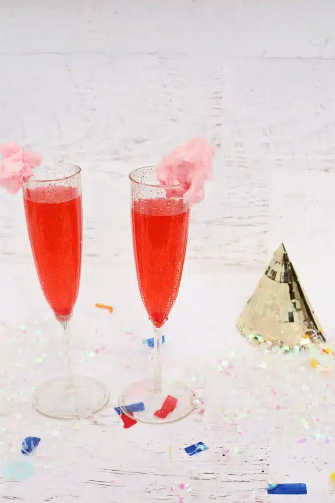 New Years Cotton Candy Drink  Cultivating Brilliant Minds a new year's eve drink for kids with cotton candy