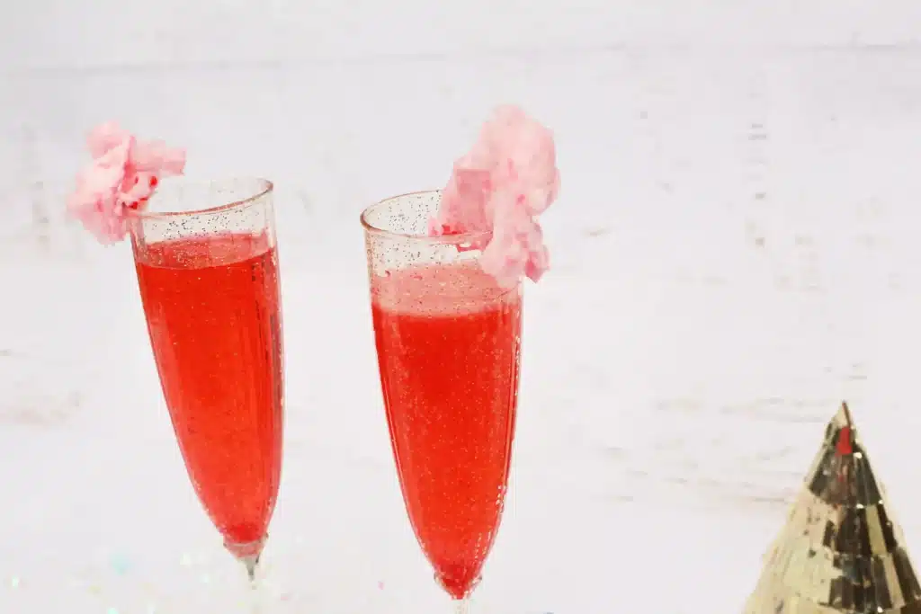 New Years Cotton Candy Drink  Cultivating Brilliant Minds a new year's eve drink for kids with cotton candy