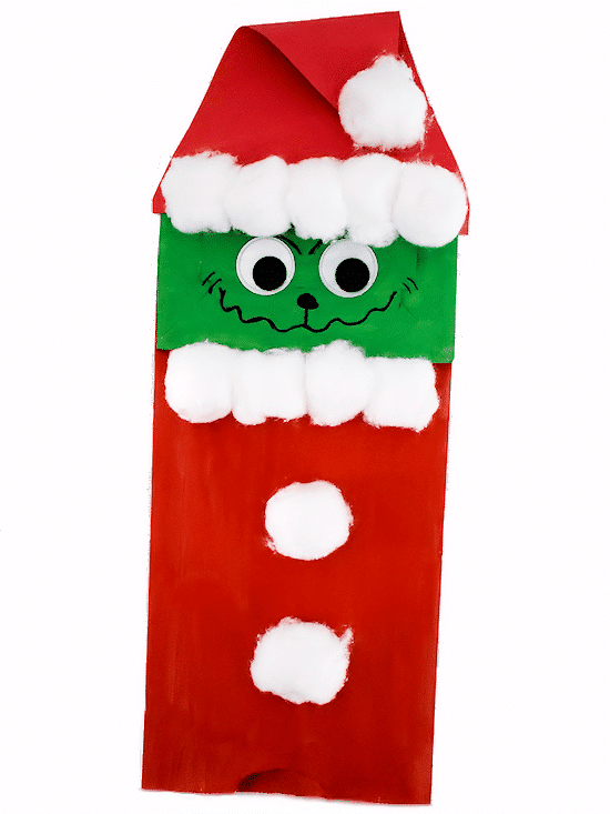Paper BagThe Best Grinch Crafts and Activities for KidsGrinch Craft - Cultivating Brilliant Minds Paper Bag Grinch Craft