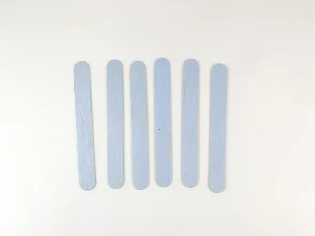 Star of David Craft - Cultivating Brilliant Minds blue popsicle sticks