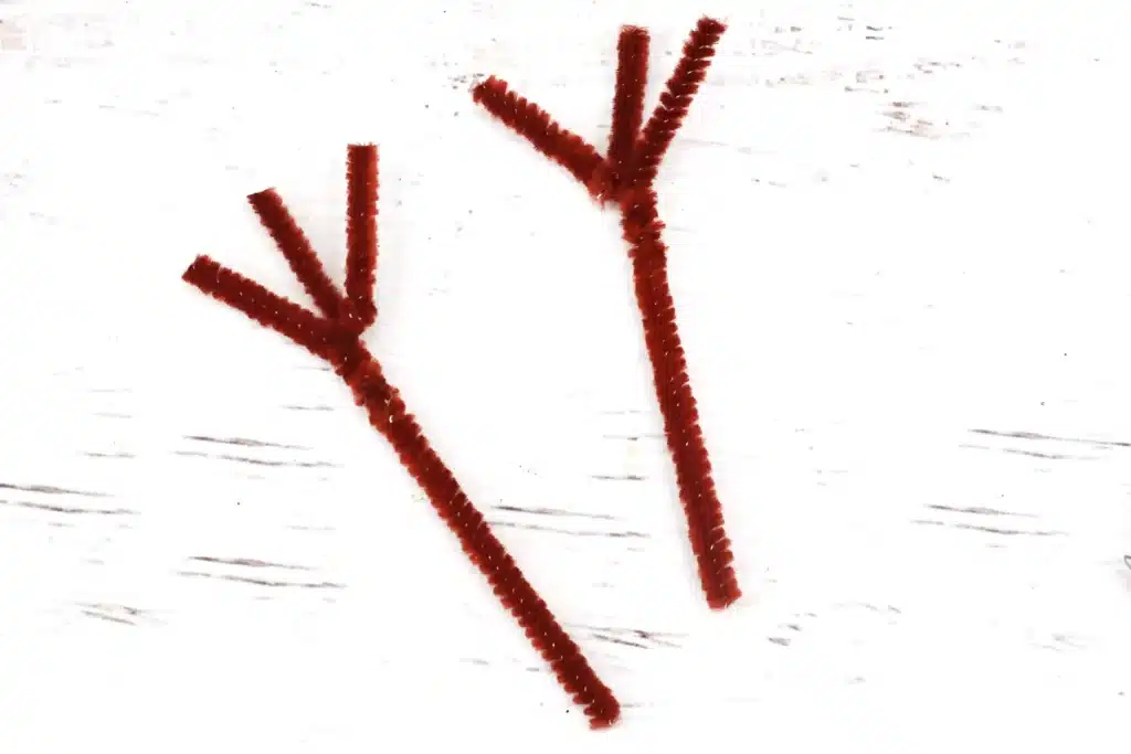 Rudolph Juice Boxes - Cultivating Brilliant Minds deer antlers made from pipe cleaners