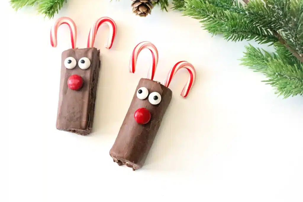 Swiss Roll Rudolph - Cultivating Brilliant Minds a swiss roll decorated to look like rudolph