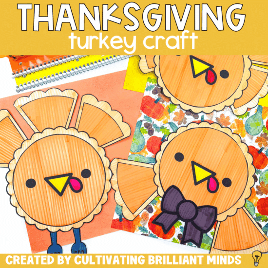 Thanksgiving Turkey Craft | November | Thanksgiving Craft | Math | Name Craft