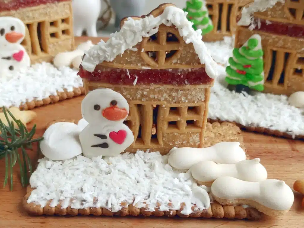 Christmas Village Houses - Cultivating Brilliant Minds Christmas village houses made out of cookies