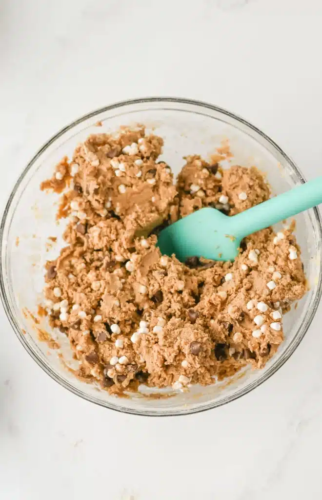 Hot Chocolate Cookies - Cultivating Brilliant Minds mix the wet and dry ingredients