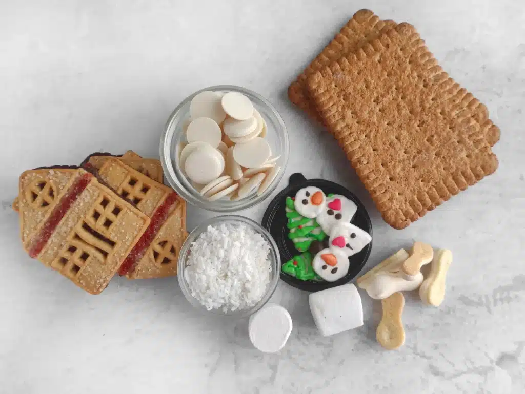 Christmas Village Houses - Cultivating Brilliant Minds ingredients to make the christmas village houses