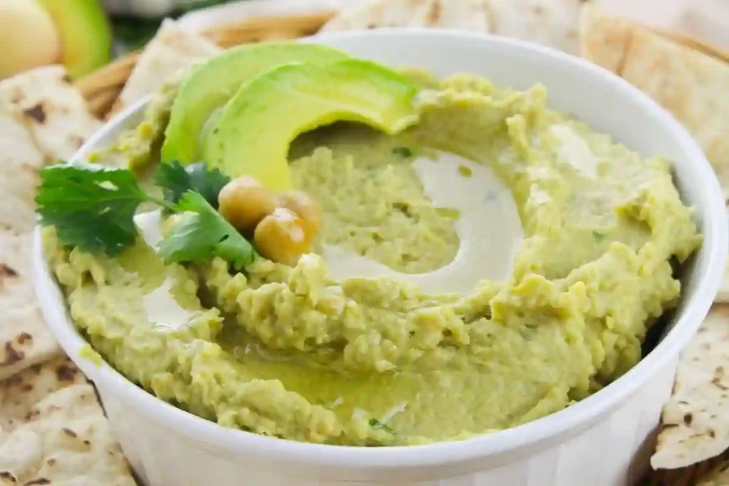 No-Bake Recipes for Kids - Cultivating Brilliant Minds avocado hummus in a bowl