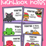 Holiday Lunchbox Notes - Cultivating Brilliant Minds holiday lunchbox notes for kids