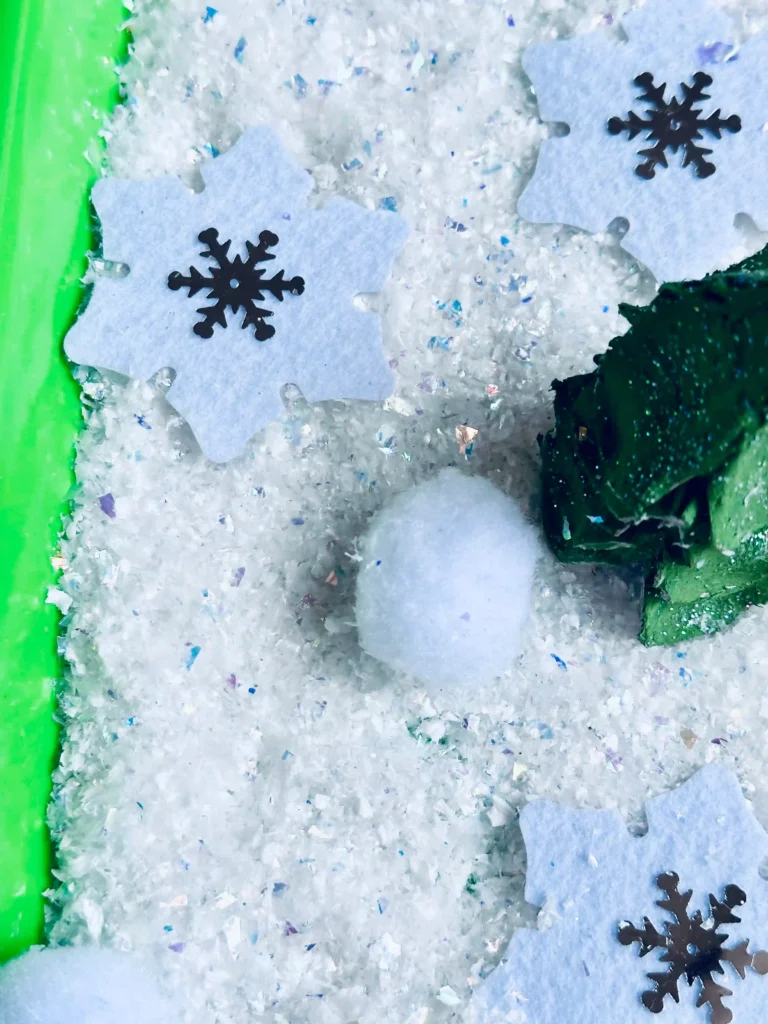 Egg Carton Sensory Bin - Cultivating Brilliant Minds an egg carton sensory bin for winter