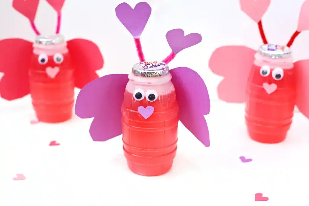 Love Bug Juices - Cultivating Brilliant Minds hug juices decorated to look like lovebugs