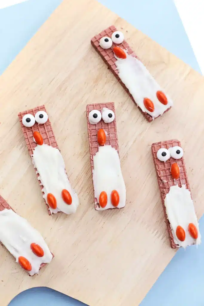 Penguin Wafers - Cultivating Brilliant Minds chocolate wafers decorated to look like penguins