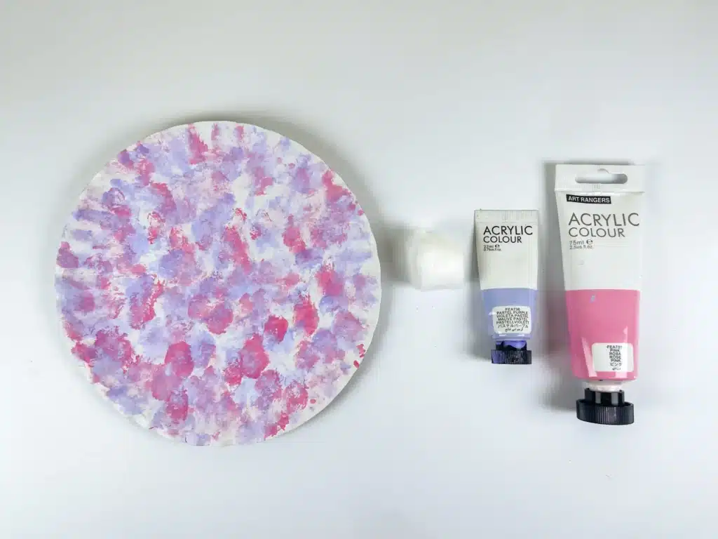 Valentine's Day Snail Craft - Cultivating Brilliant Minds a colored paper plate pink and purple paint