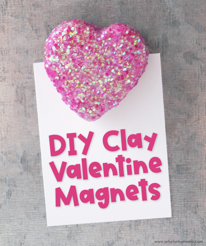 Valentine Gifts Kids Can Make - Cultivating Brilliant Minds 3 Ingredient Clay Valentine Magnets