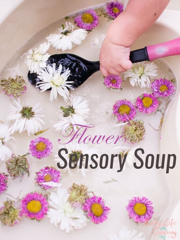 Valentine's Day Sensory Bins - Cultivating Brilliant Minds Flower Sensory Soup