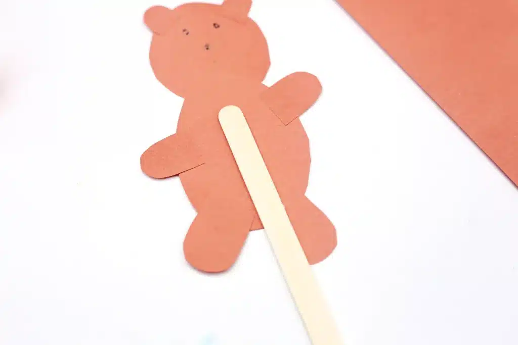 Groundhog Day Shadow Experiment - Cultivating Brilliant Minds a groundhog made out of construction paper glued to a popsicle stick