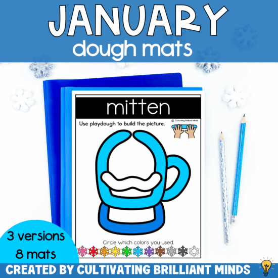 dough mat of a mitten