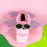 Butterfly Valentines Box - Cultivating Brilliant Minds a butterfly valentines box that has a box wrapped in pink paper with a construction paper face and wings