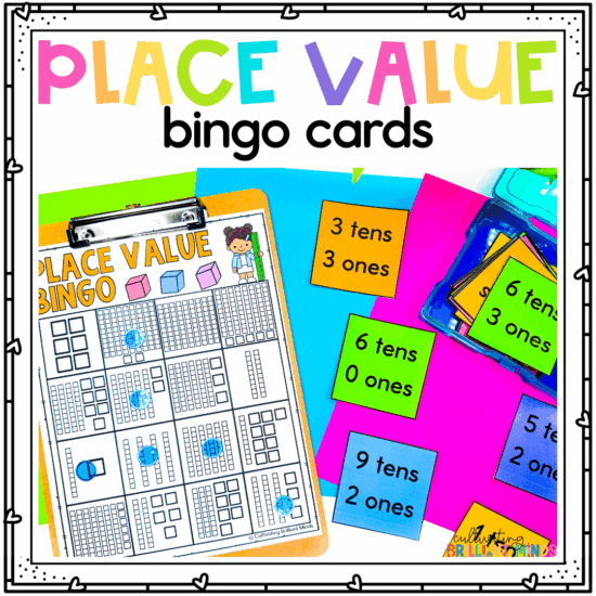 Place Value Bingo Game | Tens and Ones | Base Ten Activities | First Grade | 1st