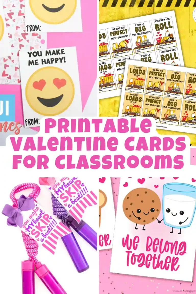 a collage of printable valentine's day cards